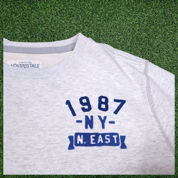 VINTAGE AEROPOSTALE HENLEY THERMAL TOP - Picture 5 of 8